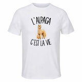 T-shirt de Sport Homme L'alpaga c'est la vie