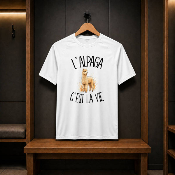 T-shirt de Sport Homme L'alpaga c'est la vie