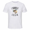 T-shirt de Sport Homme L'aquarelle c'est la vie