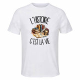 T-shirt de Sport Homme L'histoire c'est la vie