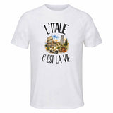 T-shirt de Sport Homme L'Italie c'est la vie