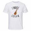 T-shirt de Sport Homme L'ukulélé c'est la vie