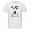 T-shirt de Sport Homme La basse c'est la vie
