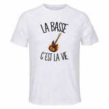 T-shirt de Sport Homme La basse c'est la vie