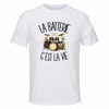 T-shirt de Sport Homme La batterie c'est la vie