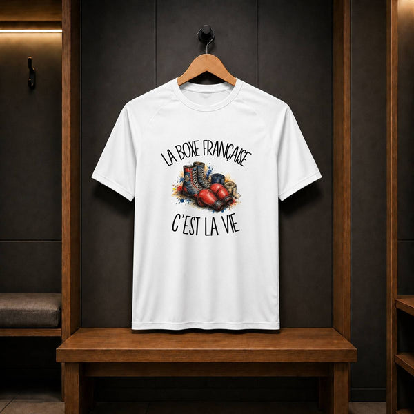 T-shirt de Sport Homme La boxe française c'est la vie