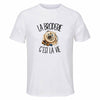 T-shirt de Sport Homme La broderie c'est la vie