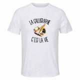 T-shirt de Sport Homme La calligraphie c'est la vie
