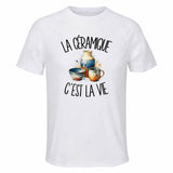 T-shirt de Sport Homme La céramique c'est la vie