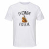 T-shirt de Sport Homme La country c'est la vie
