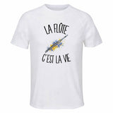 T-shirt de Sport Homme La flûte c'est la vie