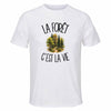 T-shirt de Sport Homme La forêt c'est la vie