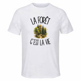T-shirt de Sport Homme La forêt c'est la vie