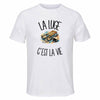 T-shirt de Sport Homme La luge c'est la vie