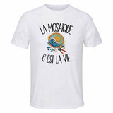 T-shirt de Sport Homme La mosaïque c'est la vie
