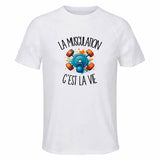 T-shirt de Sport Homme La musculation c'est la vie