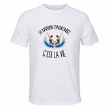 T-shirt de Sport Homme La natation synchronisée c'est la vie