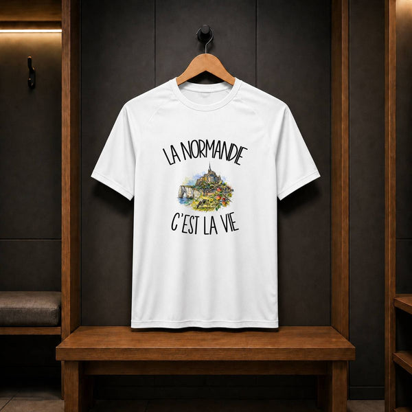 T-shirt de Sport Homme La Normandie c'est la vie