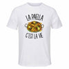T-shirt de Sport Homme La paella c'est la vie