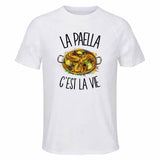 T-shirt de Sport Homme La paella c'est la vie