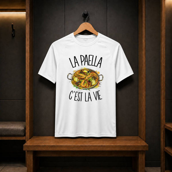 T-shirt de Sport Homme La paella c'est la vie