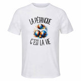 T-shirt de Sport Homme La pétanque c'est la vie