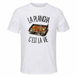 T-shirt de Sport Homme La plancha c'est la vie