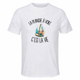 T-shirt de Sport Homme La planche à voile c'est la vie