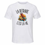 T-shirt de Sport Homme La retraite c'est la vie