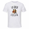 T-shirt de Sport Homme La salsa c'est la vie