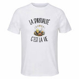 T-shirt de Sport Homme La spiritualité c'est la vie