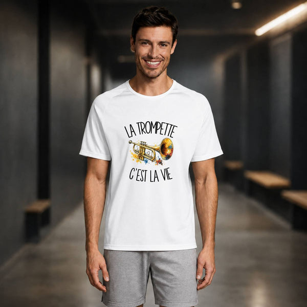 T-shirt de Sport Homme La trompette c'est la vie
