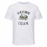 T-shirt de Sport Homme La vie de bureau c'est la vie