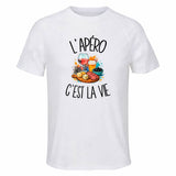 T-shirt de Sport Homme L'apéro c'est la vie