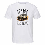 T-shirt de Sport Homme Le 4x4 c'est la vie