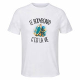 T-shirt de Sport Homme Le bodyboard c'est la vie