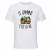 T-shirt de Sport Homme Le camping c'est la vie