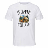 T-shirt de Sport Homme Le camping c'est la vie