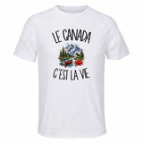 T-shirt de Sport Homme Le Canada c'est la vie