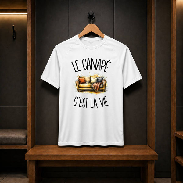 T-shirt de Sport Homme Le canapé c'est la vie