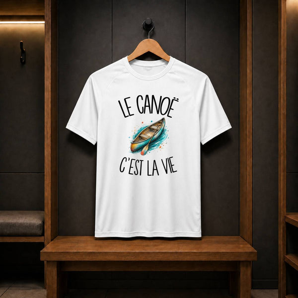 T-shirt de Sport Homme Le canoë c'est la vie