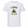 T-shirt de Sport Homme Le champagne c'est la vie