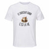T-shirt de Sport Homme Le chocolat chaud c'est la vie