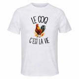 T-shirt de Sport Homme Le coq c'est la vie