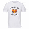 T-shirt de Sport Homme Le coucher de soleil c'est la vie
