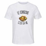 T-shirt de Sport Homme Le couscous c'est la vie