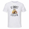 T-shirt de Sport Homme Le cricket c'est la vie