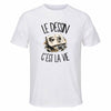 T-shirt de Sport Homme Le dessin c'est la vie