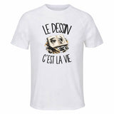 T-shirt de Sport Homme Le dessin c'est la vie