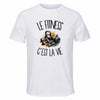 T-shirt de Sport Homme Le fitness c'est la vie